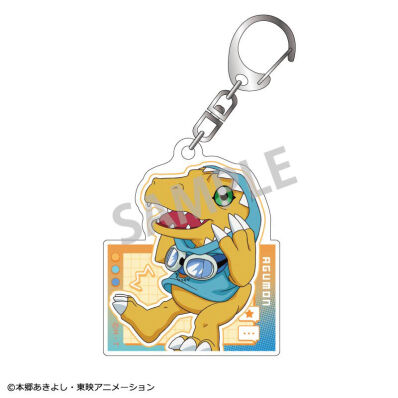 Digimon Adventure sleutelhanger acryl Agumon