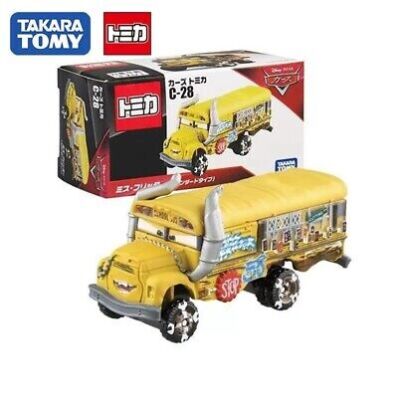 Disney Pixar Cars Tomica Miss Fritter School Bus C 28