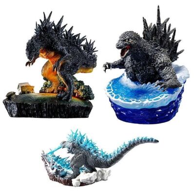Godzilla Minus One Petitrama set van 3 kleine statues