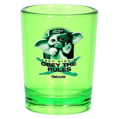 Gremlins miniatuur glaasje groen