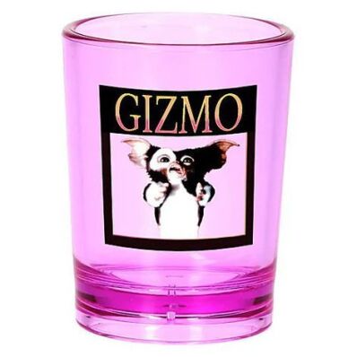 Gremlins miniatuur glaasje roze