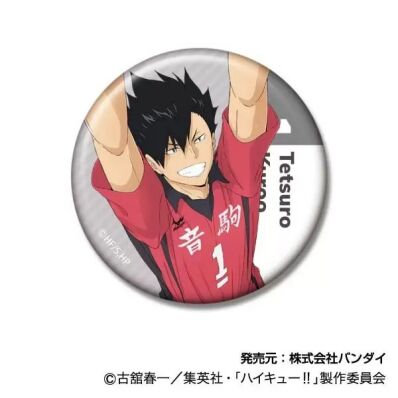 Haikyu!! button Tetsuro Kuroo