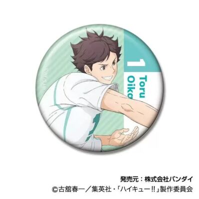 Haikyu!! button Toru Oikawa