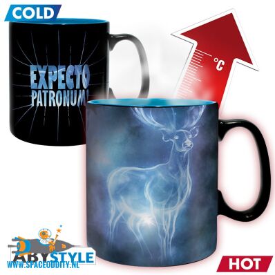 Harry Potter beker / mok heat change Expecto Patronum