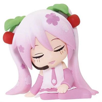 Hatsune Miku sleeping mascot figuurtje serie 3 Sakura Miku