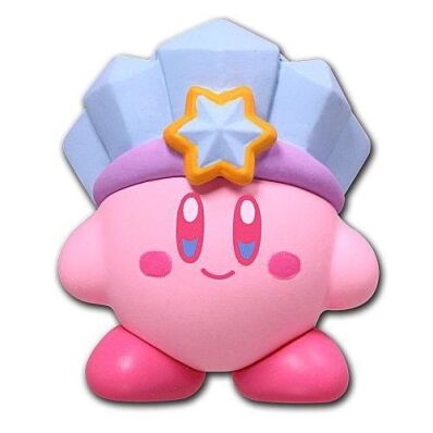 Kirby Muteki Suteki mascot figuurtje Ice Kirby