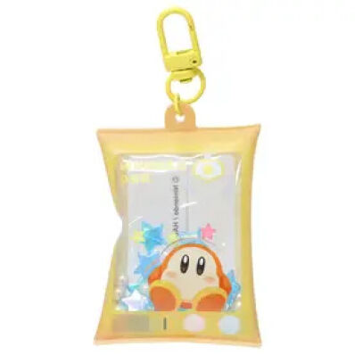 Kirby of the Stars air fluffy sleutelhanger geel
