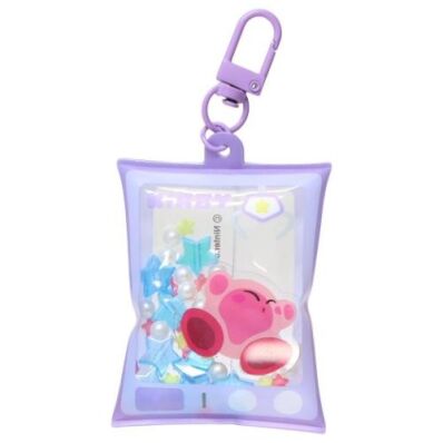 Kirby of the Stars air fluffy sleutelhanger paars