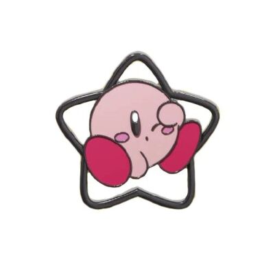 amsterdam-retro-game-merch-te koop-nederland-Kirby of the Stars pin versie D space oddity amsterdam