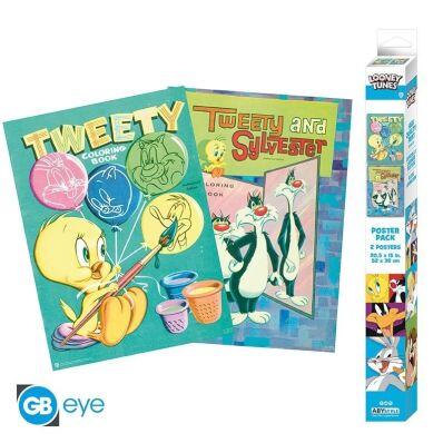Looney Tunes chibi poster set