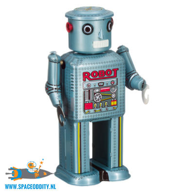 amsterdam-retro-blik-speelgoed-te koop-Mechanical Robot met wind-up functie
