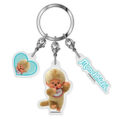 Monchhichi acryl sleutelhanger versie C