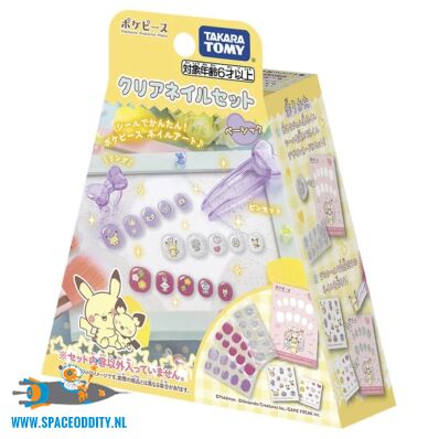 Pokemon Peaceful Place clear nail set basic