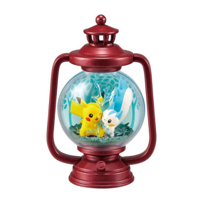 Pokemon Re-Ment Lantern Diorama #1 Pikachu & Pachirisu