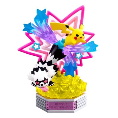 Pokemon Re-Ment Neon Party #1 Pikachu & Galarian Zigzagoon