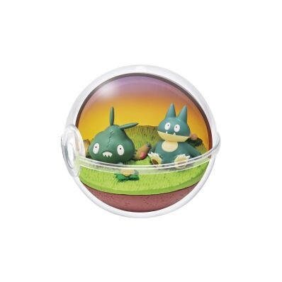 Pokemon Re-Ment terrarium collection Relaxing Moments #6 Trubbish & Munchlax