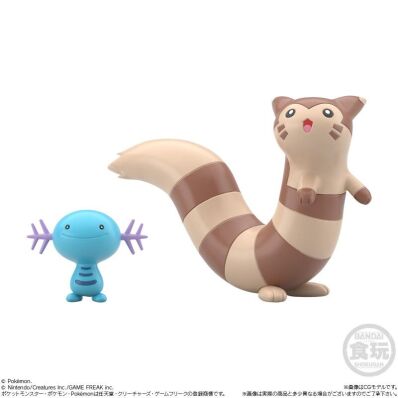 Pokemon Scale World Johto Region 2 set Wooper and Furret