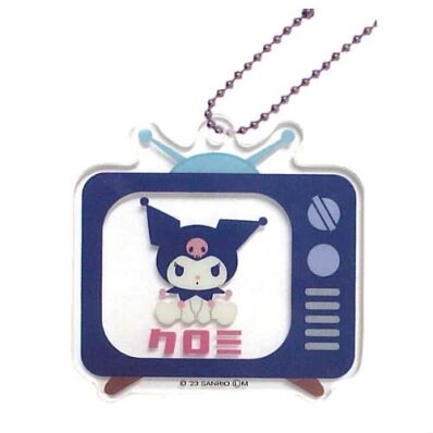 Sanrio characters Fancy retro TV acryl sleutelhanger Kuromi