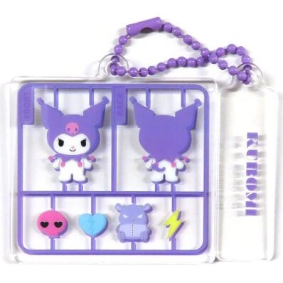 Sanrio characters modelkit stijl acryl sleutelhanger Kuromi