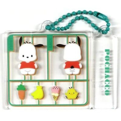 Sanrio characters modelkit stijl acryl sleutelhanger Pochacco