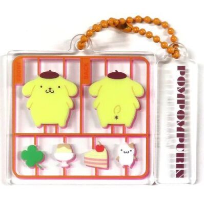 Sanrio characters modelkit stijl acryl sleutelhanger Pompompurin