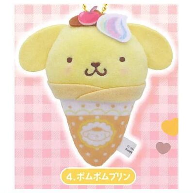 Sanrio characters pluche crepe hanger Pompompurin