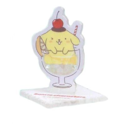 Sanrio characters Purushuwa mini acryl stand Pompompurin