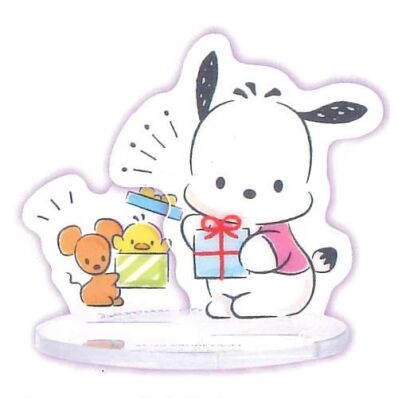 Sanrio Characters Shopping together acryl stand Pochacco
