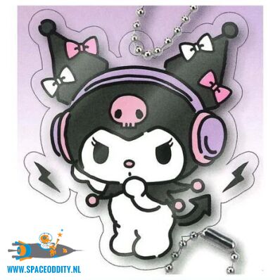 Sanrio Kuromi acryl sleutelhanger #2 Headphone