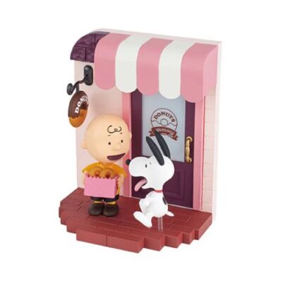 Snoopy Re-Ment Door story #4 Donut Shop