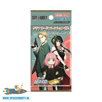 amsterdam-anime-merch-geek-nerd-winkel-Spy x Family clear card collection series 1