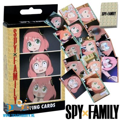 Spy X Family playing cards Anya facial expressions