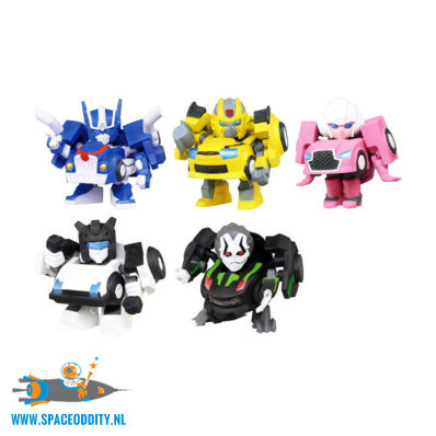 Transformers Q deformed gashapon figuren set van 5 pvc figuurtjes
