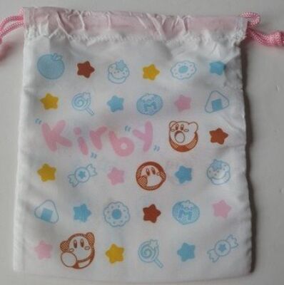 Kirby of the Stars drawstring tasje stempeltjes