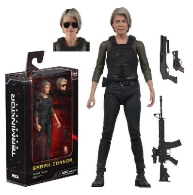 Amsterdam, toy, store, Terminator Dark Fate actiefiguur Sarah Connor.