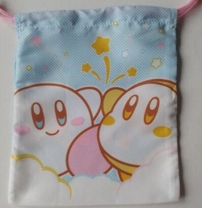 Kirby of the Stars drawstring tasje Kirby & Waddle Dee
