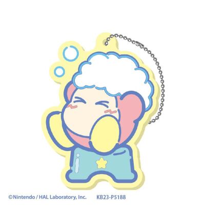 Kirby Sweet Dreams rubber keychain Bubbly Waddle Dee