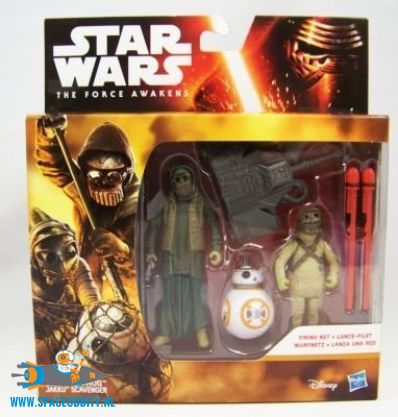 amsterdam-speelgoed-winkel-te koop-Star Wars The Force Awakens actiefiguren BB-8, Unkar's Thug & Jakku Scavenger