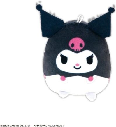 Sanrio characters pluche keychain Kuromi