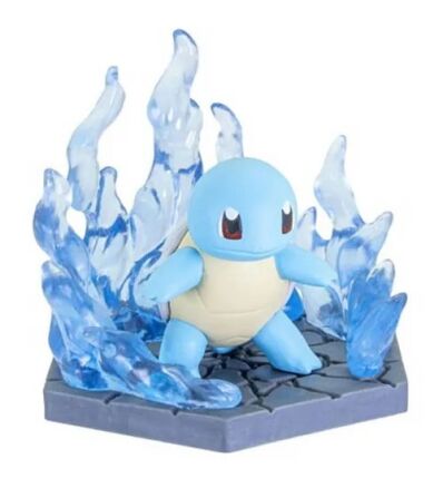 Pokemon Diorama collect Water & Grass Squirtle