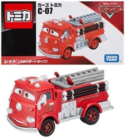 Disney Pixar Cars Tomica Red Fire Engine C 07