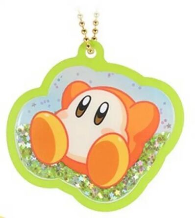 Kirby of the Stars acryl sleutelhanger glitter Waddle Dee