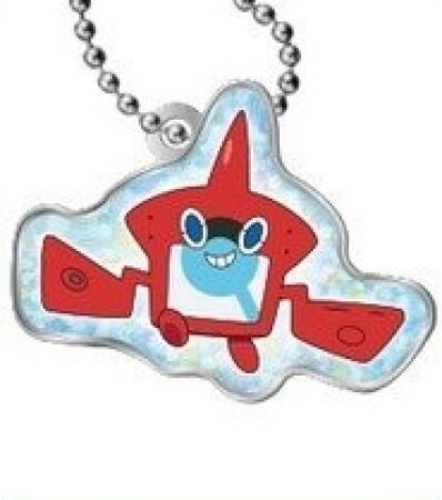 Pokemon Sun and Moon metal keychain Rotom Pokevision
