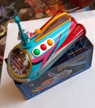 Moon Rocket met pull back functie