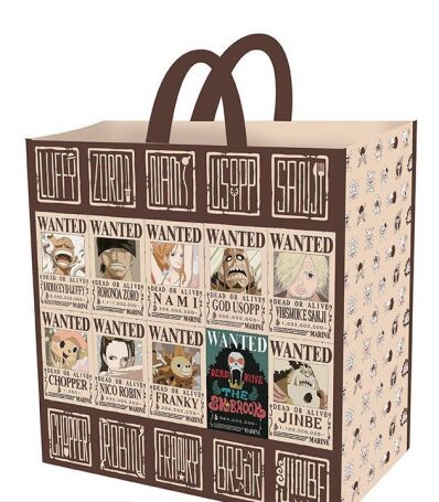 One Piece shopping bag Wanted print