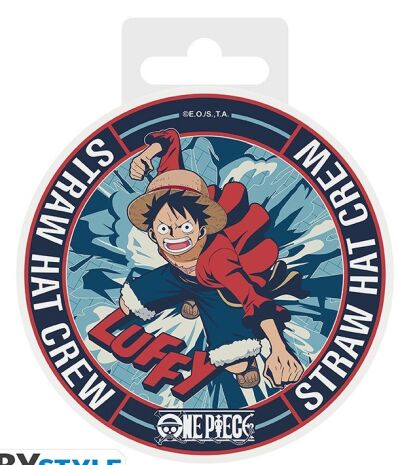 One Piece onderzetter / coaster Luffy van keramiek