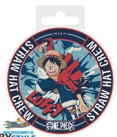 One Piece onderzetter / coaster Luffy van keramiek