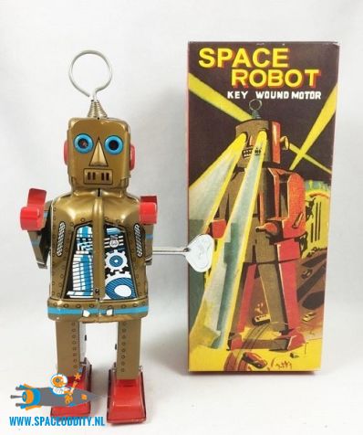 Space Robot (goud) met wind-up functie
