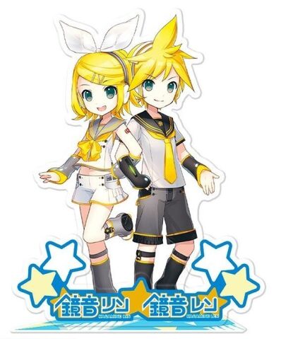Hatsune Miku acryl Kagamine Rin & Len space oddity amsterdam