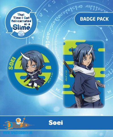 That Time I Got Reincarnated as a Slime badge pack Soei